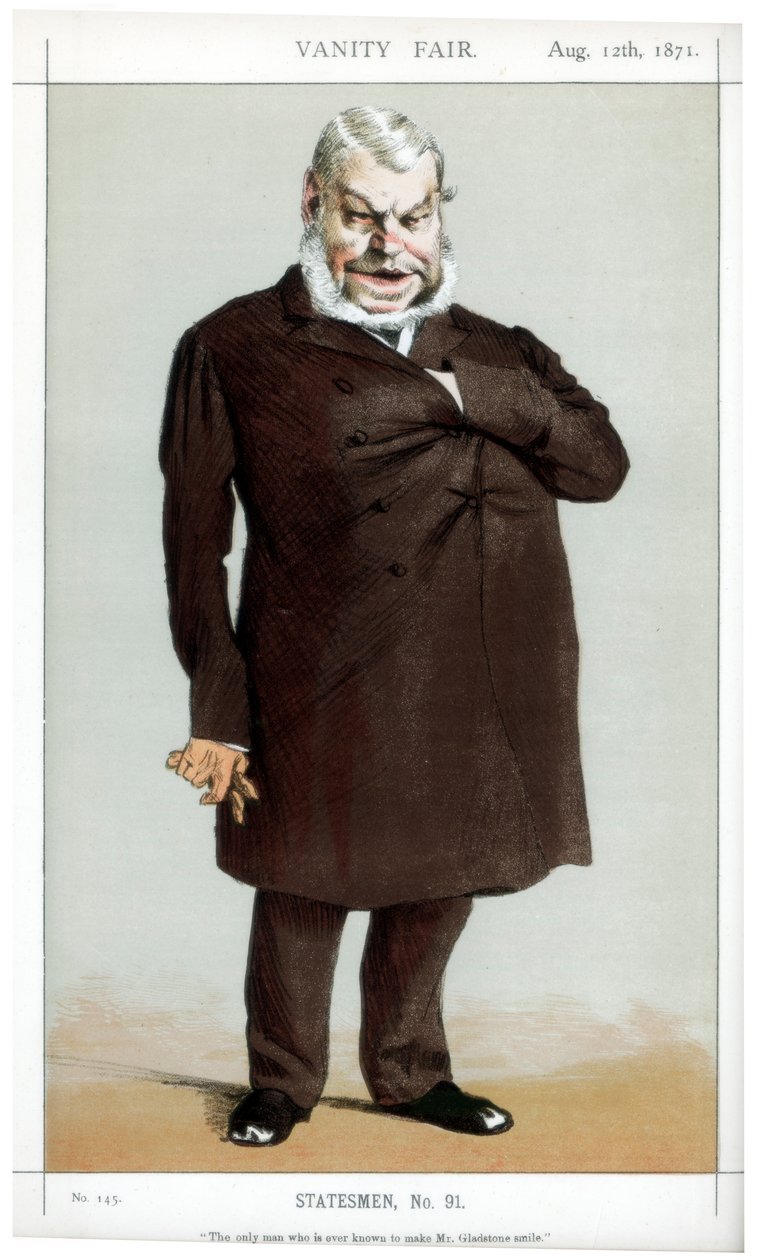 Den eneste mannen som noen gang er kjent for å få Mr Gladstone til å smile, 1871 av James Jacques Joseph Tissot