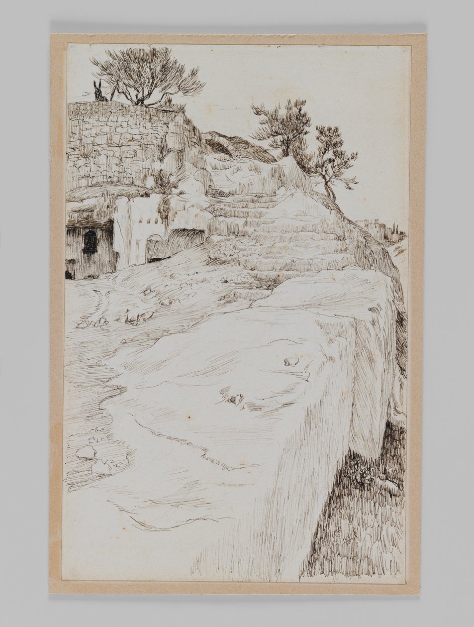 Tombs of the Valley of Hinnom, illustrasjon fra The Life of Our Lord Jesu Christ av James Jacques Joseph Tissot