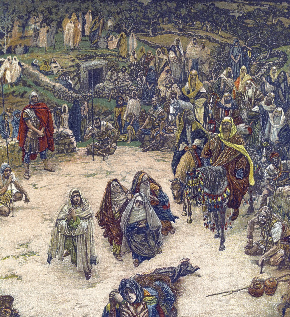 What Our Lord Saw from the Cross - What Our Saviour Saw from the Cross - from “” The Life of Our Lord Jesus Christ”” - 1899 by James Tissot - The Life of Our Lord Jesus Christ, by Jacques Joseph (Jacques Joseph) Tissot dit James Tissot (1836-1902) av James Jacques Joseph Tissot