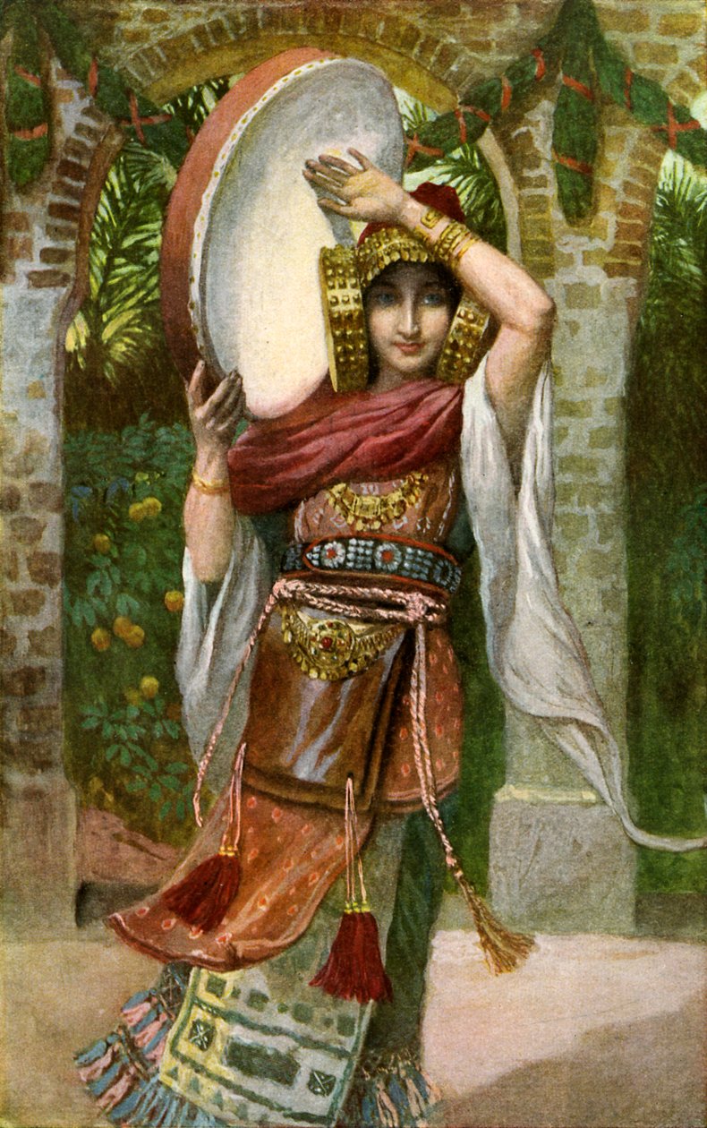 Jeftas datter av J James Tissot - Bibelen av James Jacques Joseph after Tissot