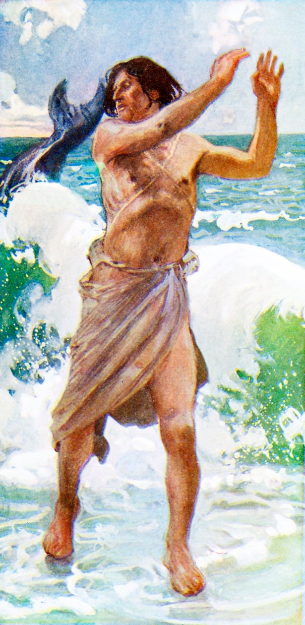 Jonah av J James Tissot - Bibelen av James Jacques Joseph after Tissot