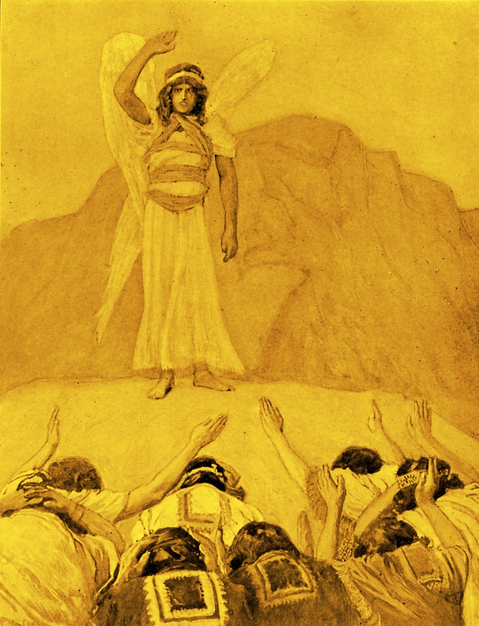 The Angel s Rebuke av James Tissot - Bibelen av James Jacques Joseph after Tissot