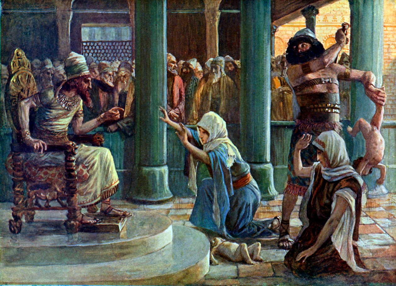 The Wisdom of Salomon av J James Tissot - Bibelen av James Jacques Joseph after Tissot