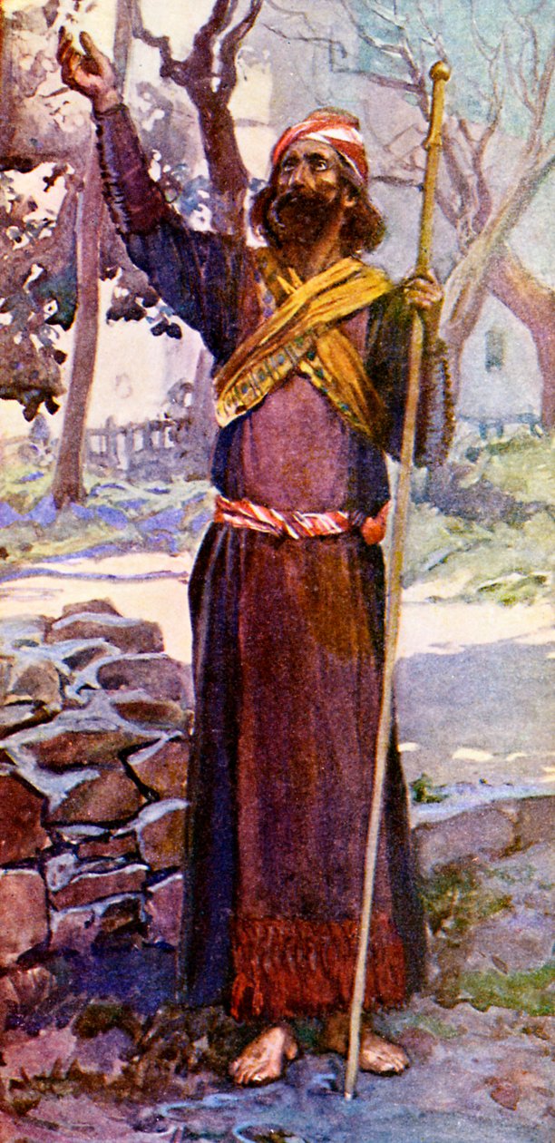 Zechariah av J James Tissot - Bibelen av James Jacques Joseph after Tissot