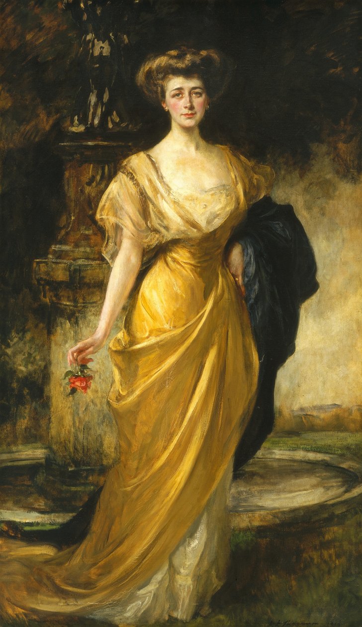 Nora McMullen Mellon Mrs. Andrew W. Mellon, 1910. av James Jebusa Shannon