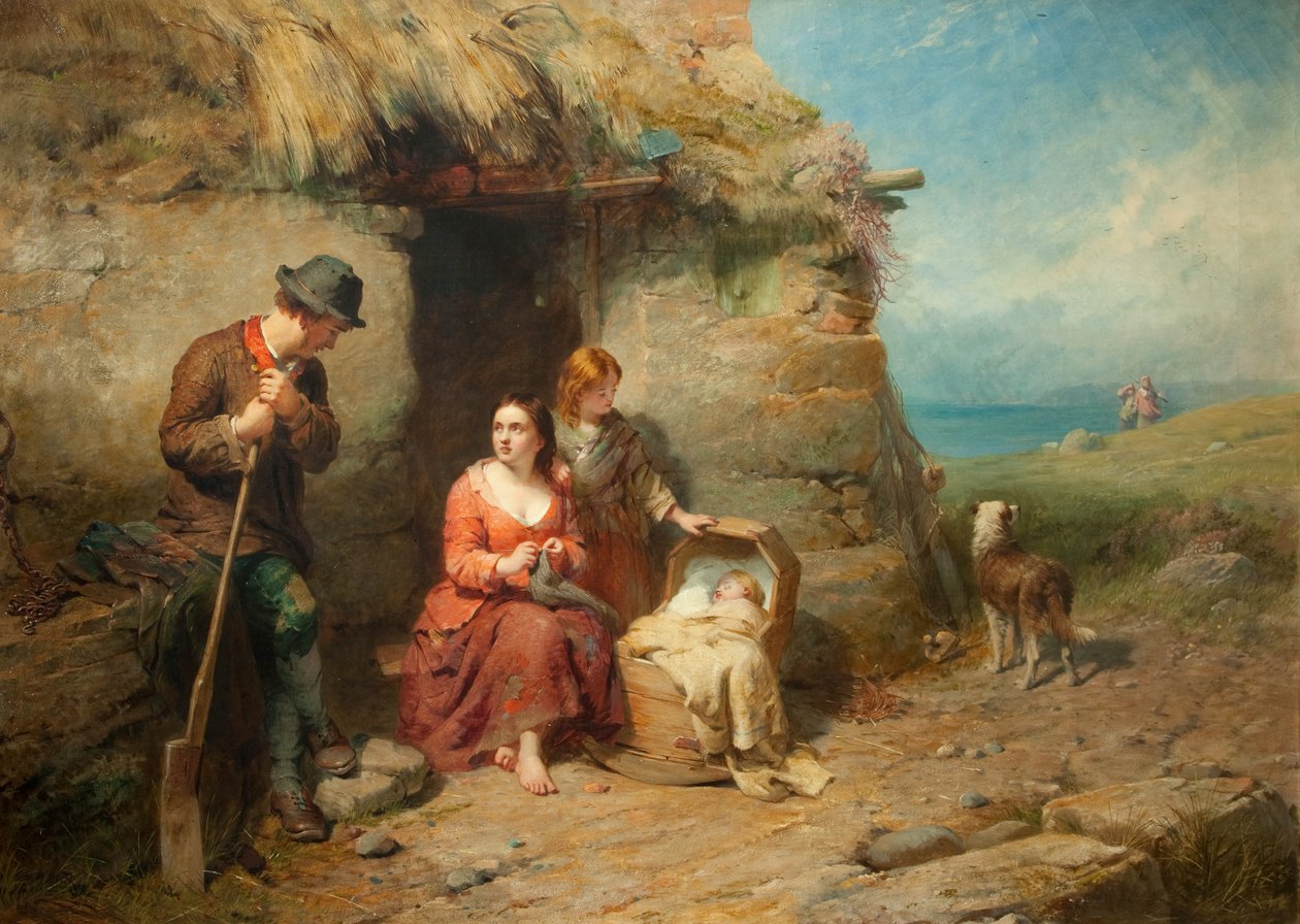 Eksteriør av Irish Cabin av James John Hill