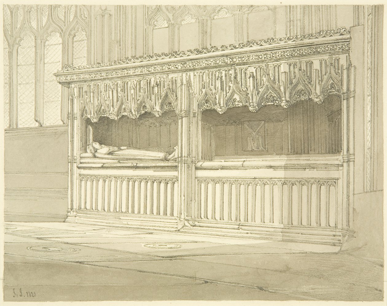 Monument til Sir Thomas Mede i St Mary Redcliffe av James Johnson