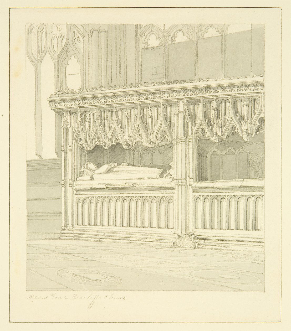 Monument til Sir Thomas Mede i St Mary Redcliffe av James Johnson