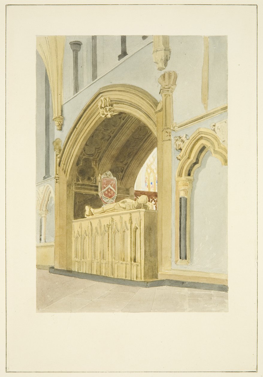 Tomb of Robert Fitzharding, død 1170, i Bristol Cathedral av James Johnson