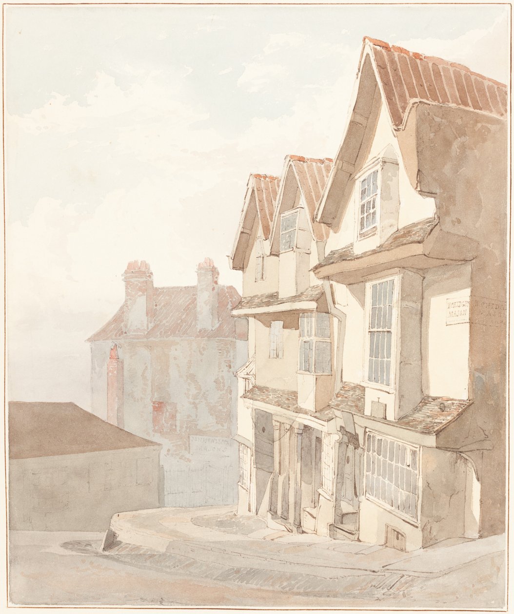 Utsikt over Church Lane, Bristol av James Johnson