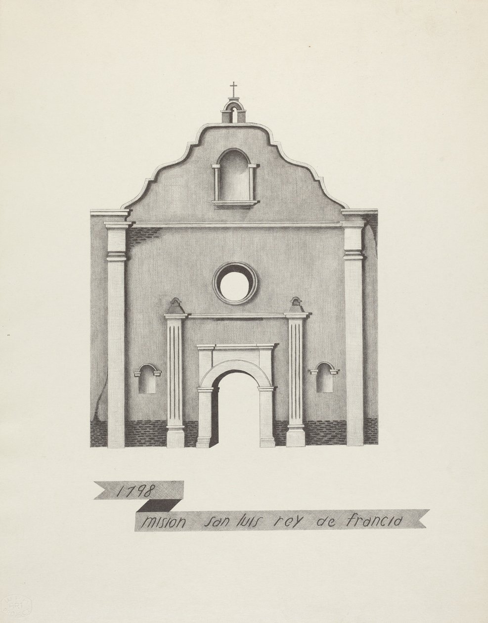 Mission San Luis Rey de Francia av James Jones
