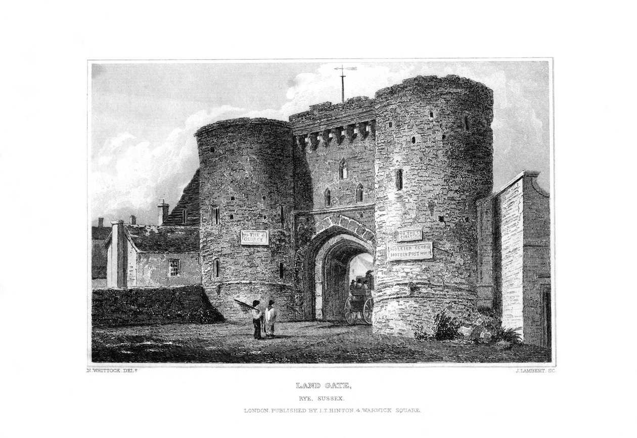 Land Gate, Rye, East Sussex, 1829. av James Lambert