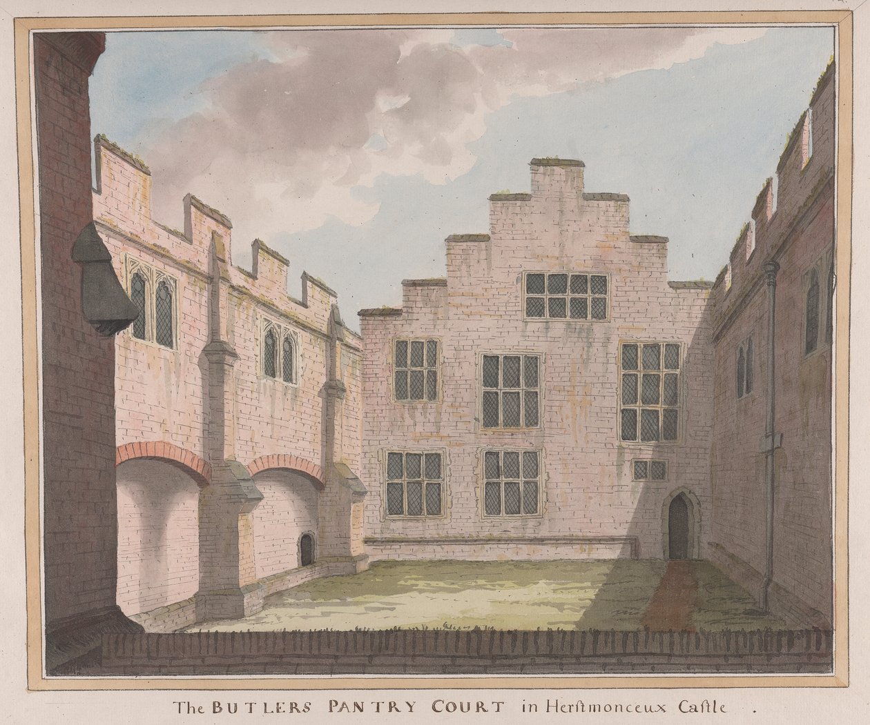 Herstmonceux Castle, East Sussex: The Butler's Pantry Court av James Lambert  of Lewes
