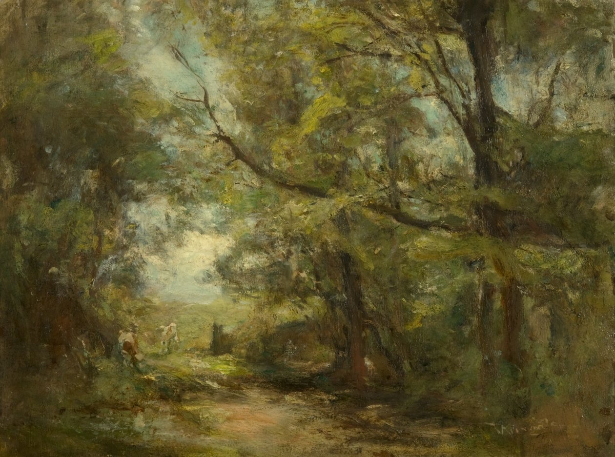 Landskap (olje på lerret) av James Lawton Wingate