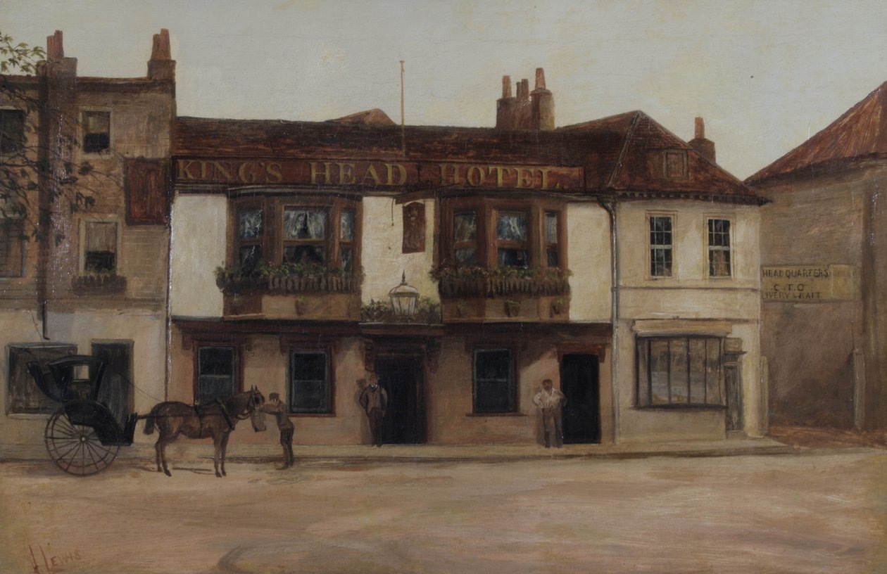 Kings Head Hotel, Richmond av James Lewis