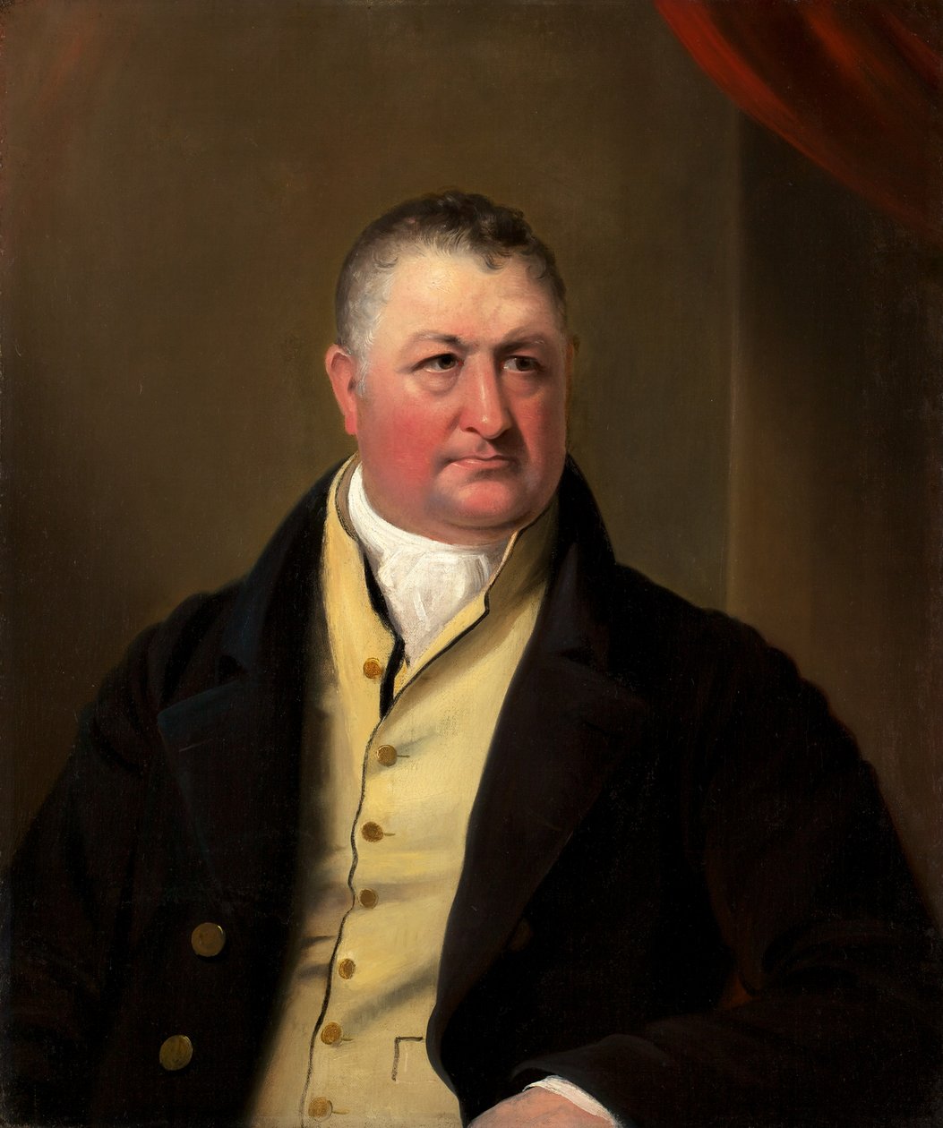 Portrett av Samuel Horrocks, ca. 1820 av James Lonsdale