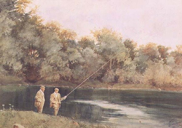 Ved Vale of Health Pond, Hampstead Heath av James Loxham Browne