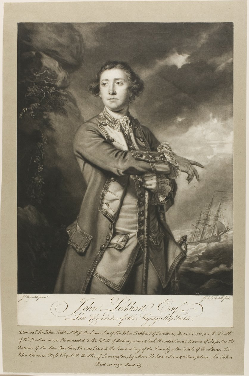 Portrett av John Lockhart, Esquire av James MacArdell