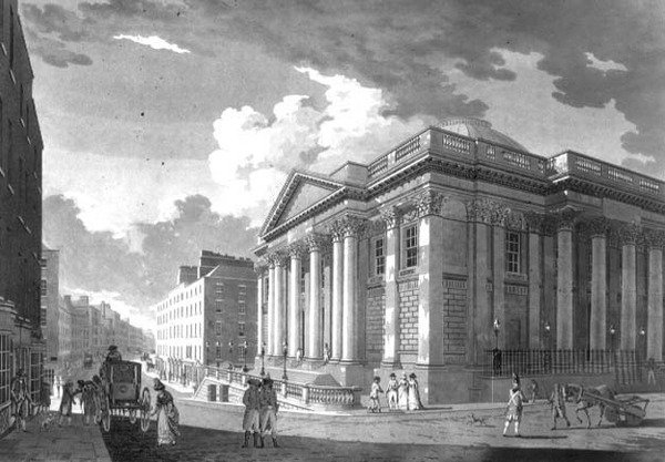 Royal Exchange, Dublin av James Malton