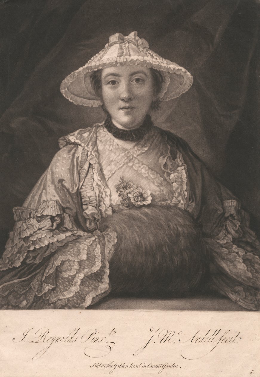 Lady Fenhoulet når frøken Anne Day av James McArdell