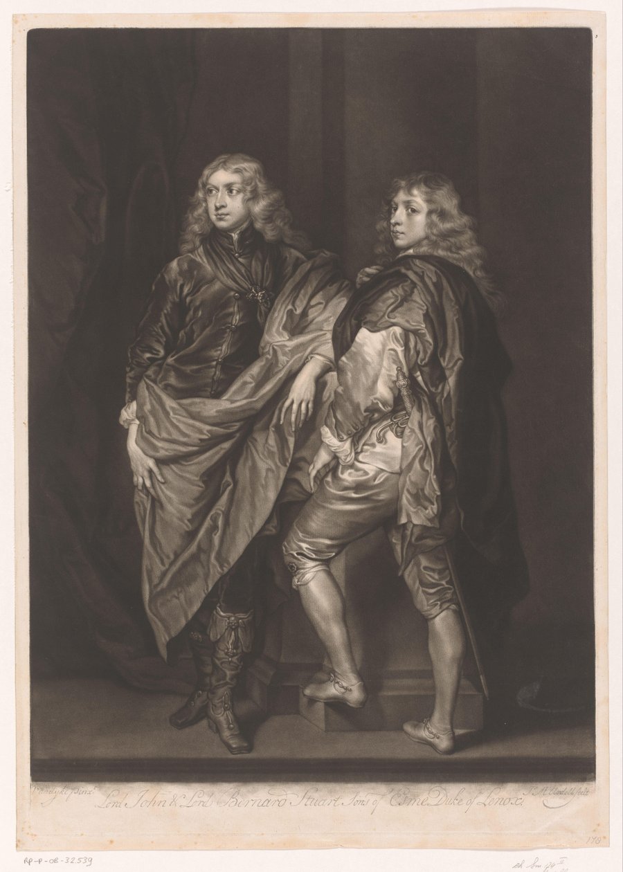 Portrett av John og Bernard Stuart av James McArdell