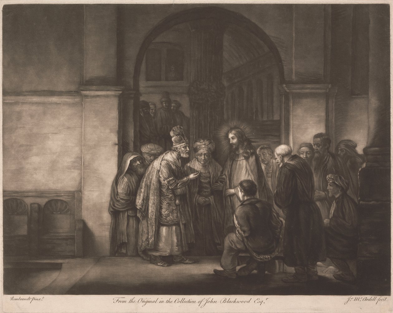 Hyllestpengene av James McArdell