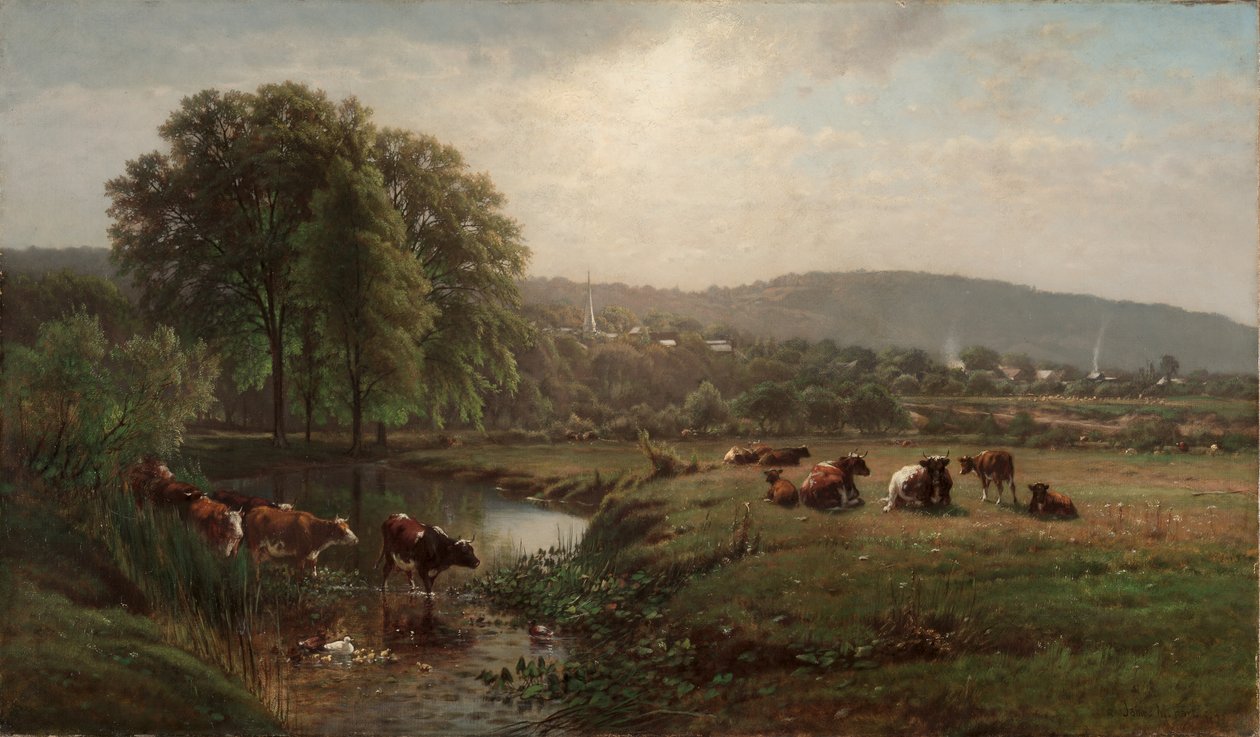 Morgen i New England av James McDougal Hart