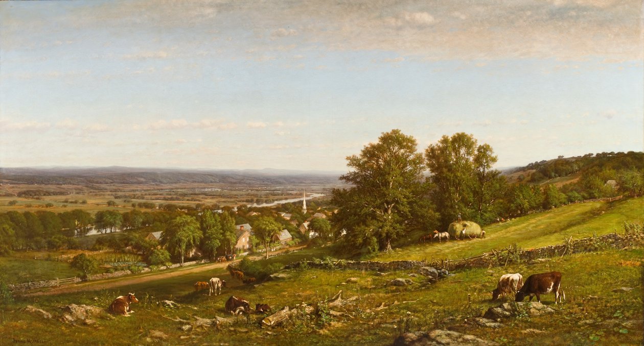 Fredelige hjem, 1868 av James McDougal Hart