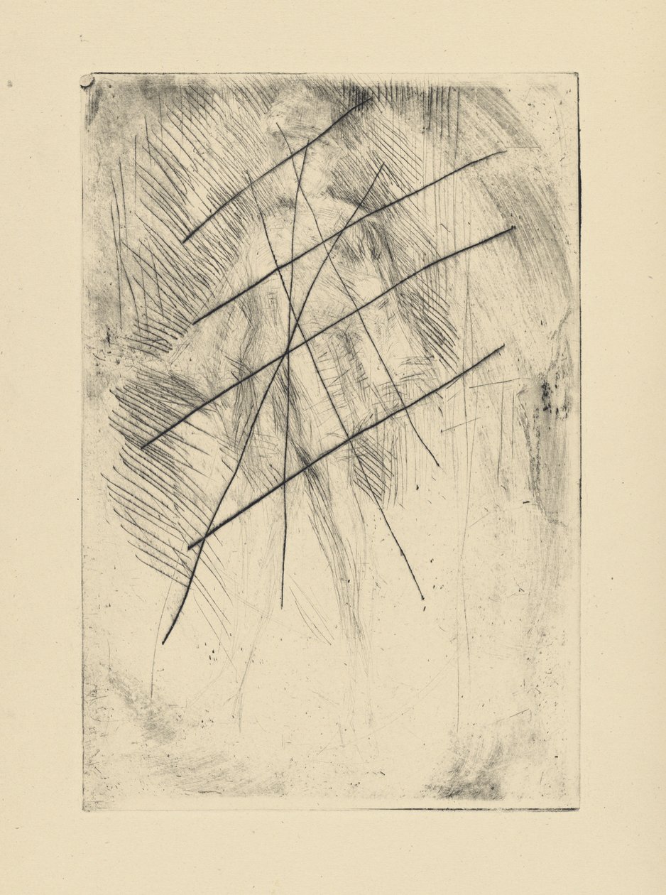 [76] Inntrykk fra kansellerte plater av Whistler - Irving som Phillip of Spain, nr. 1. av James Abbott McNeill Whistler