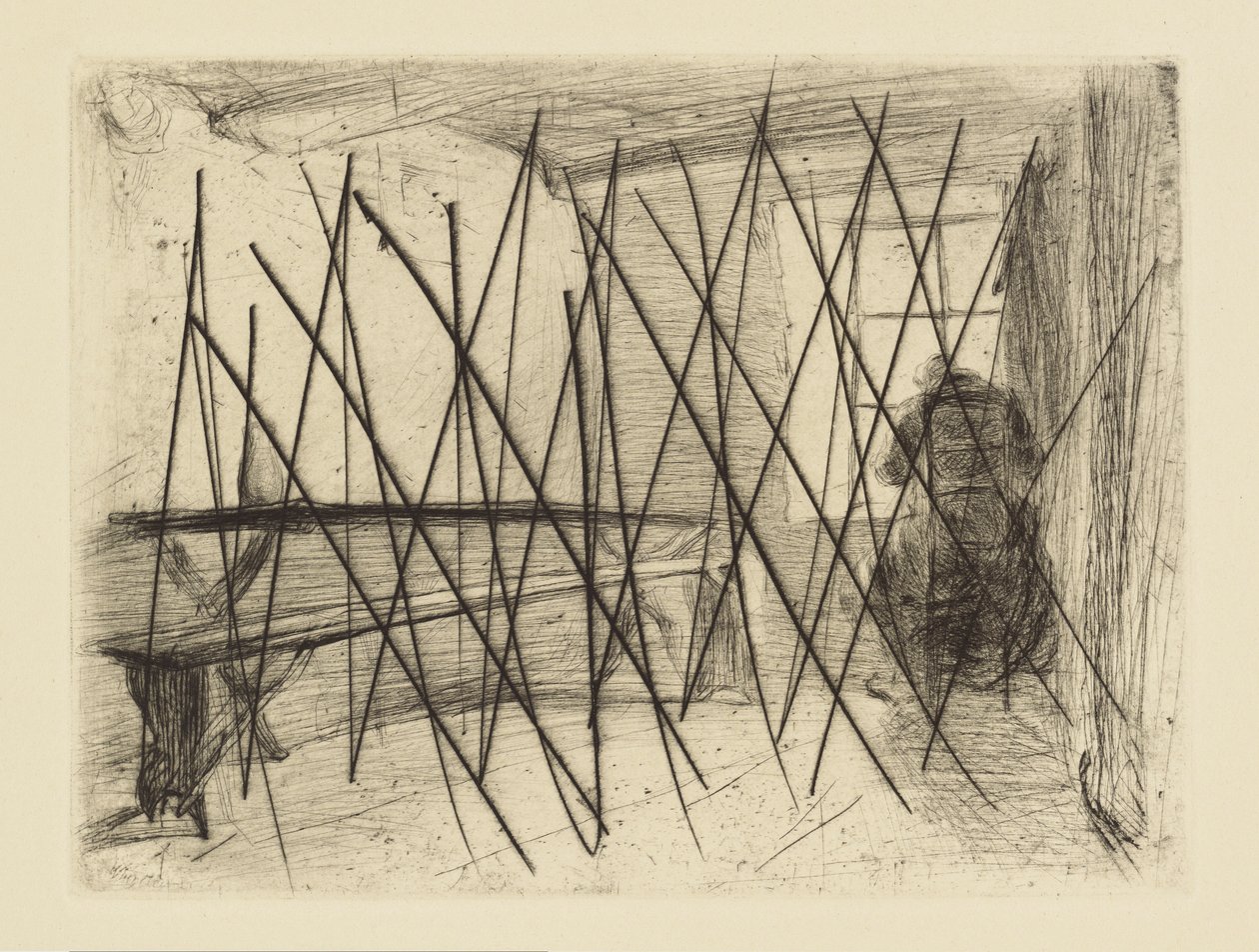[76] Inntrykk fra kansellerte plater av Whistler - The Miser. av James Abbott McNeill Whistler