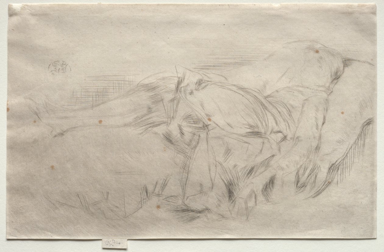 Et barn på en sofa, nr. 2 av James McNeill Whistler