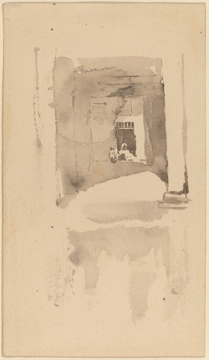 En døråpning i Ajaccio av James Abbott McNeill Whistler