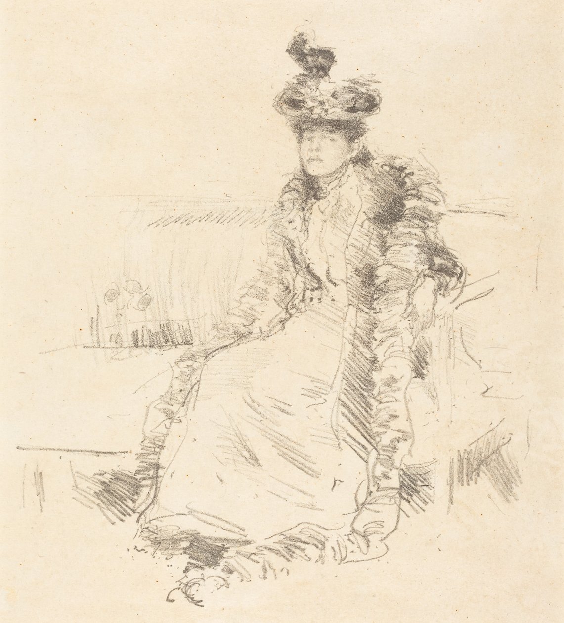 Sittende dame av James McNeill Whistler