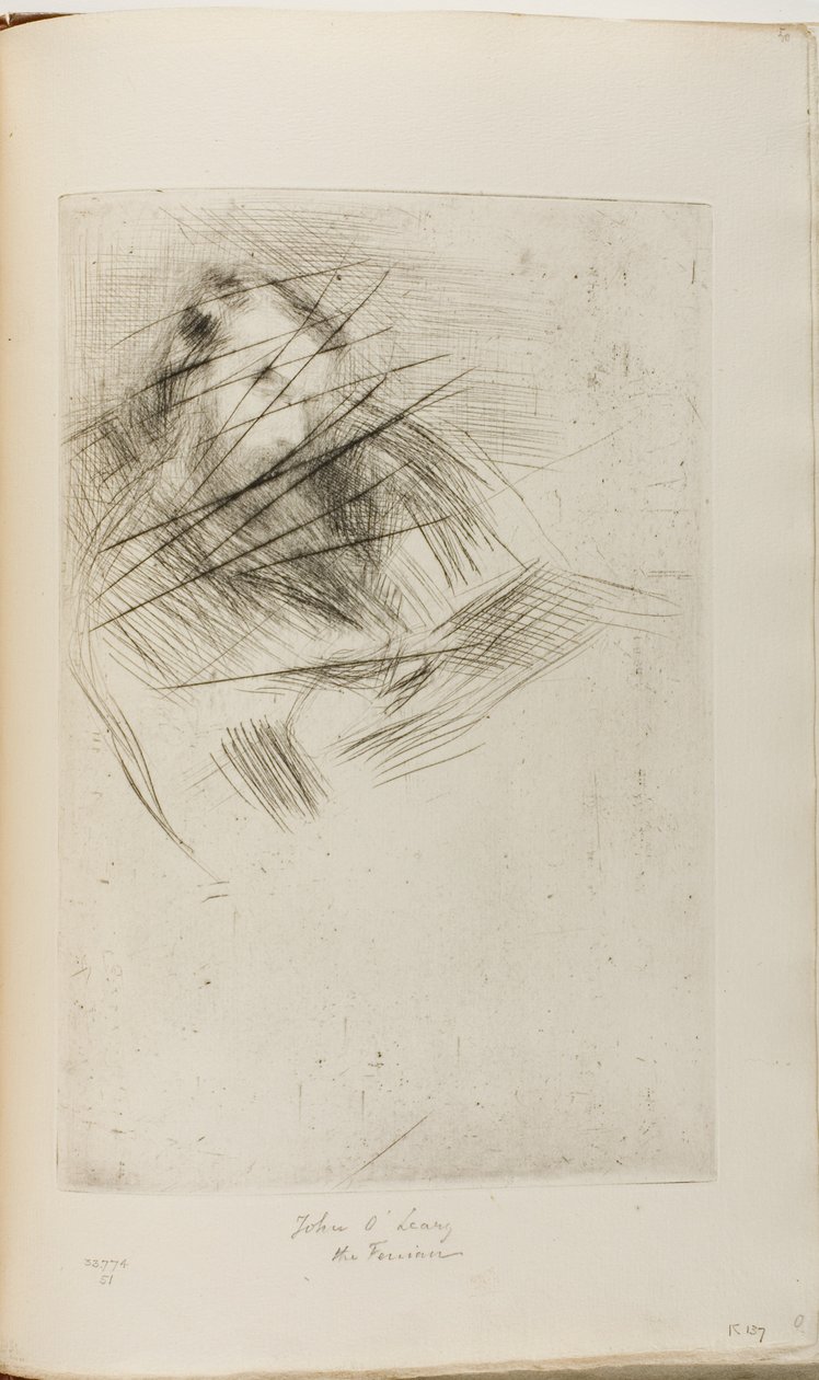 En mann som leser av James Abbott McNeill Whistler