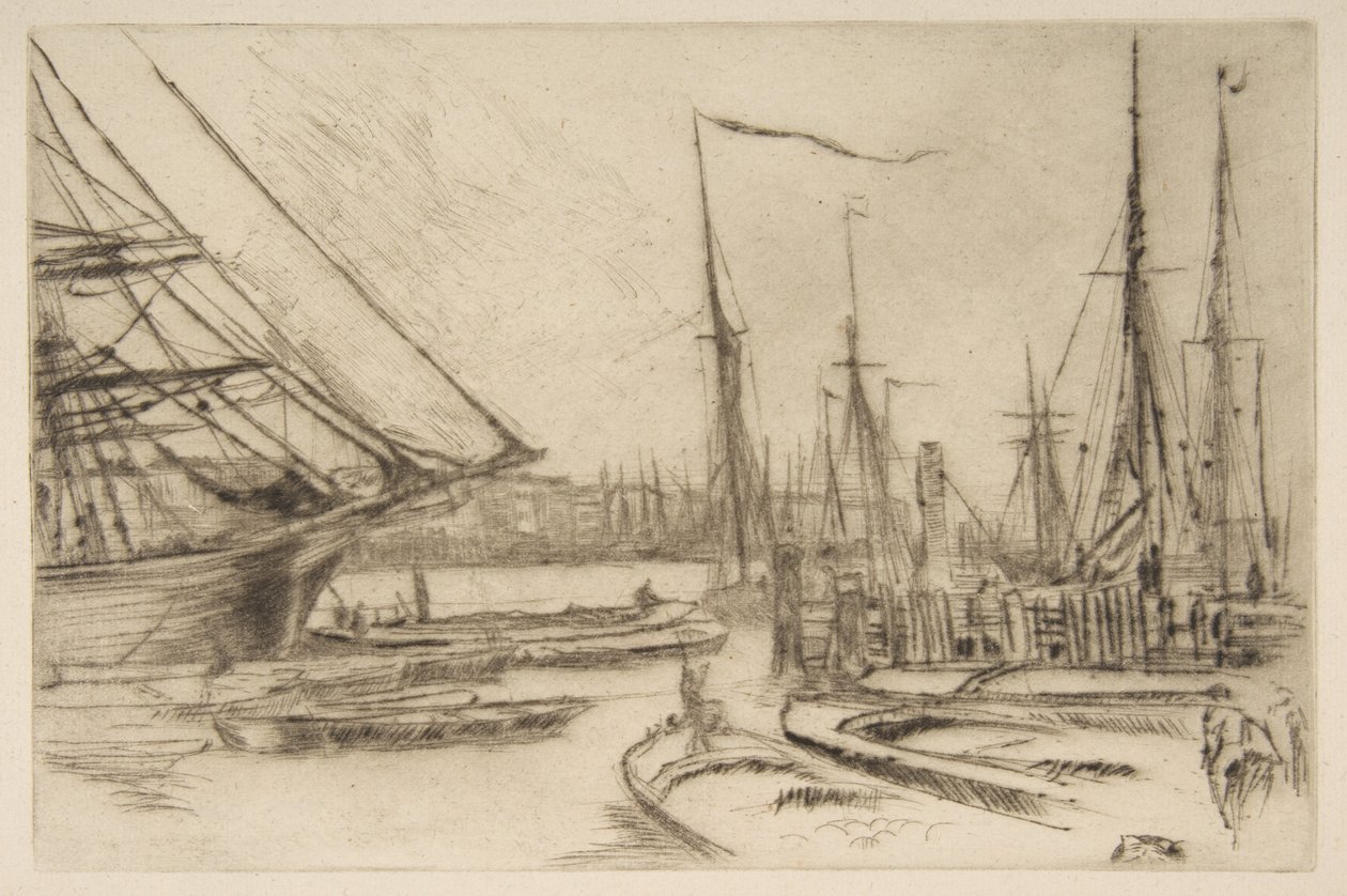 En skisse fra Billingsgate av James McNeill Whistler