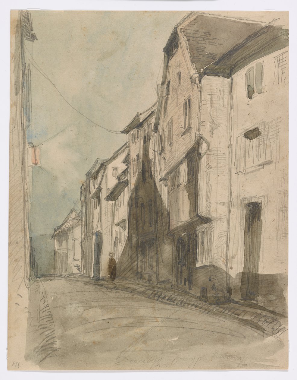 En gate ved Saverne av James Abbott McNeill Whistler