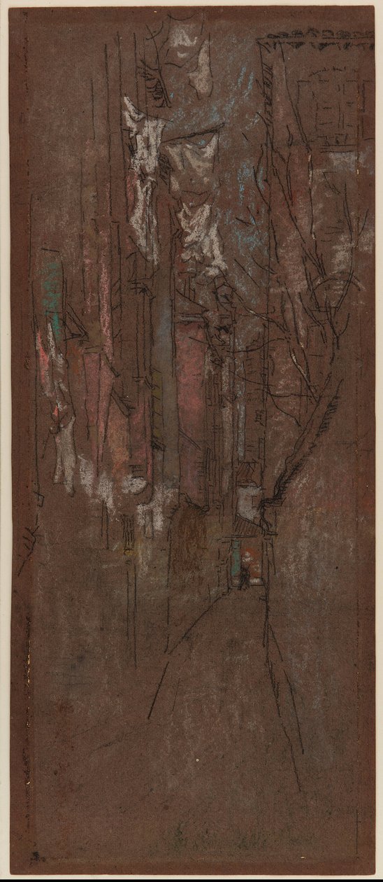 En gate i Venezia av James Abbott McNeill Whistler