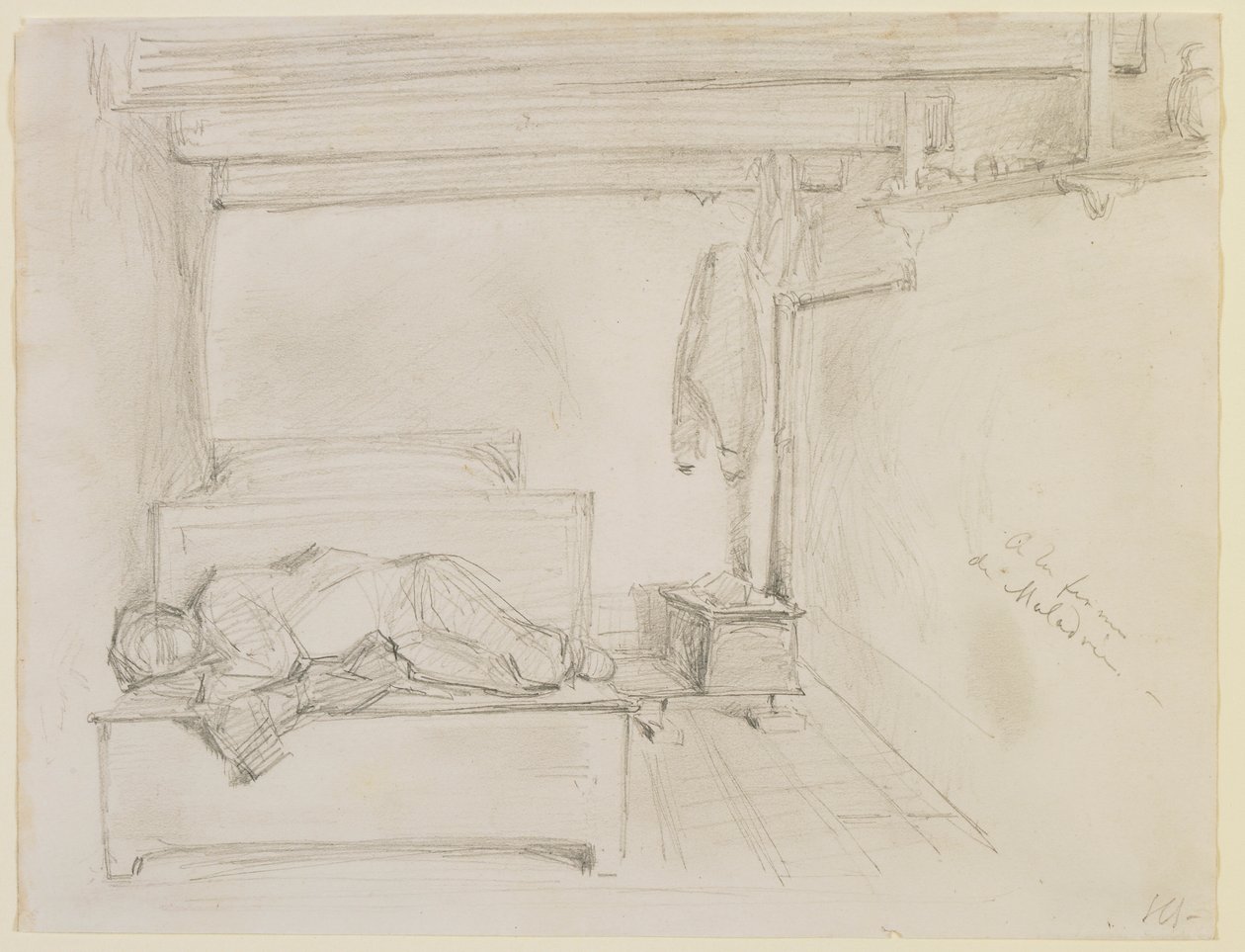 På gården i Maladrie av James Abbott McNeill Whistler