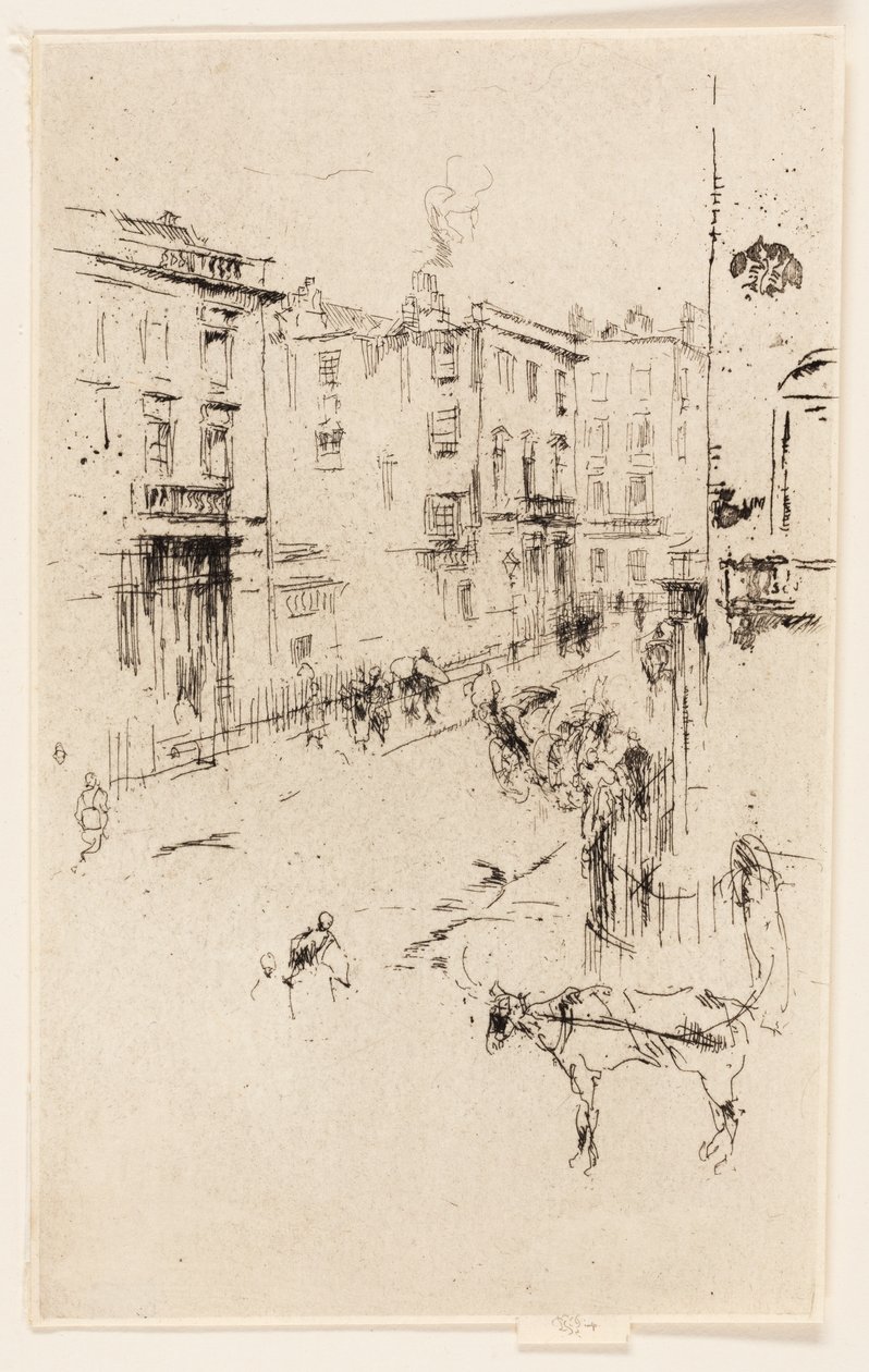 Alderney Street av James Abbott McNeill Whistler