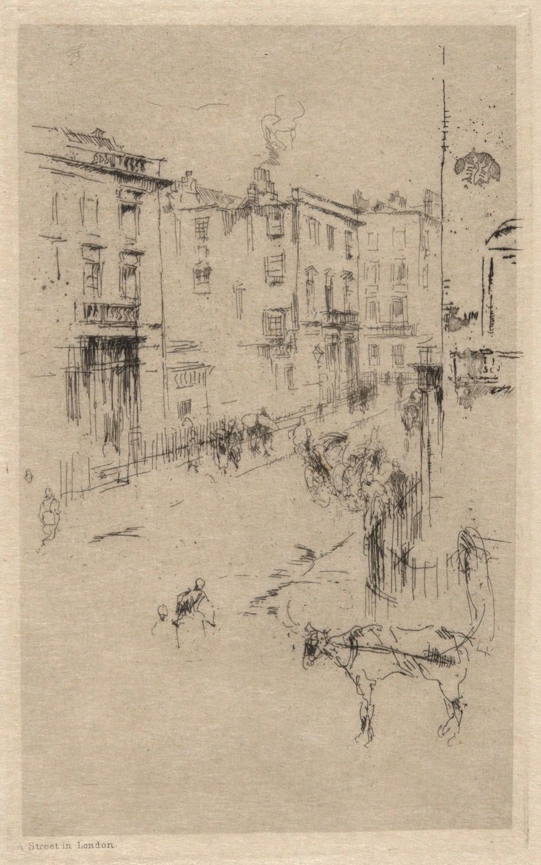 Alderney Street av James McNeill Whistler