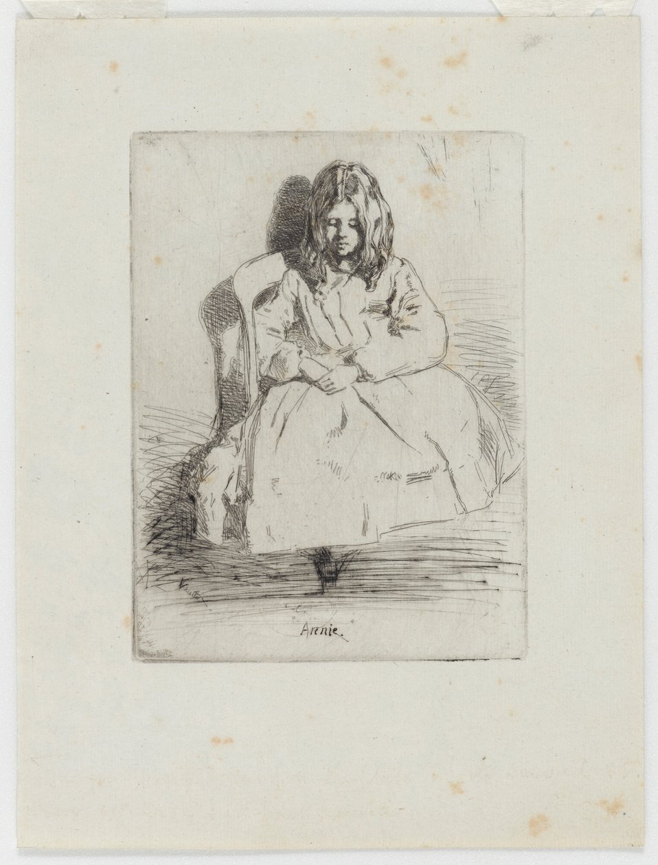 Annie, sittende av James Abbott McNeill Whistler