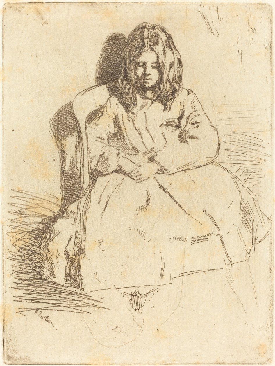 Annie Sittende av James Abbott McNeill Whistler