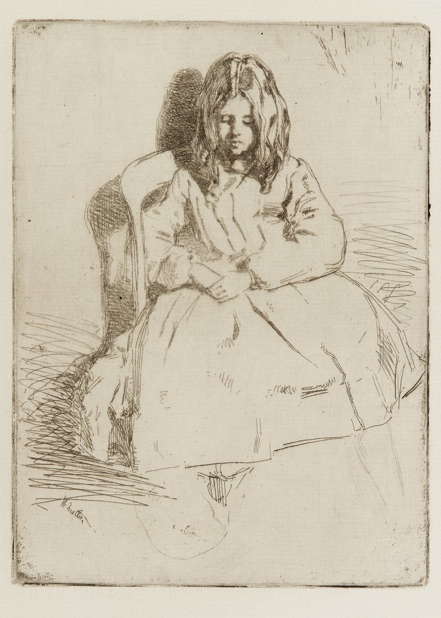 Annie, sittende av James Abbott McNeill Whistler