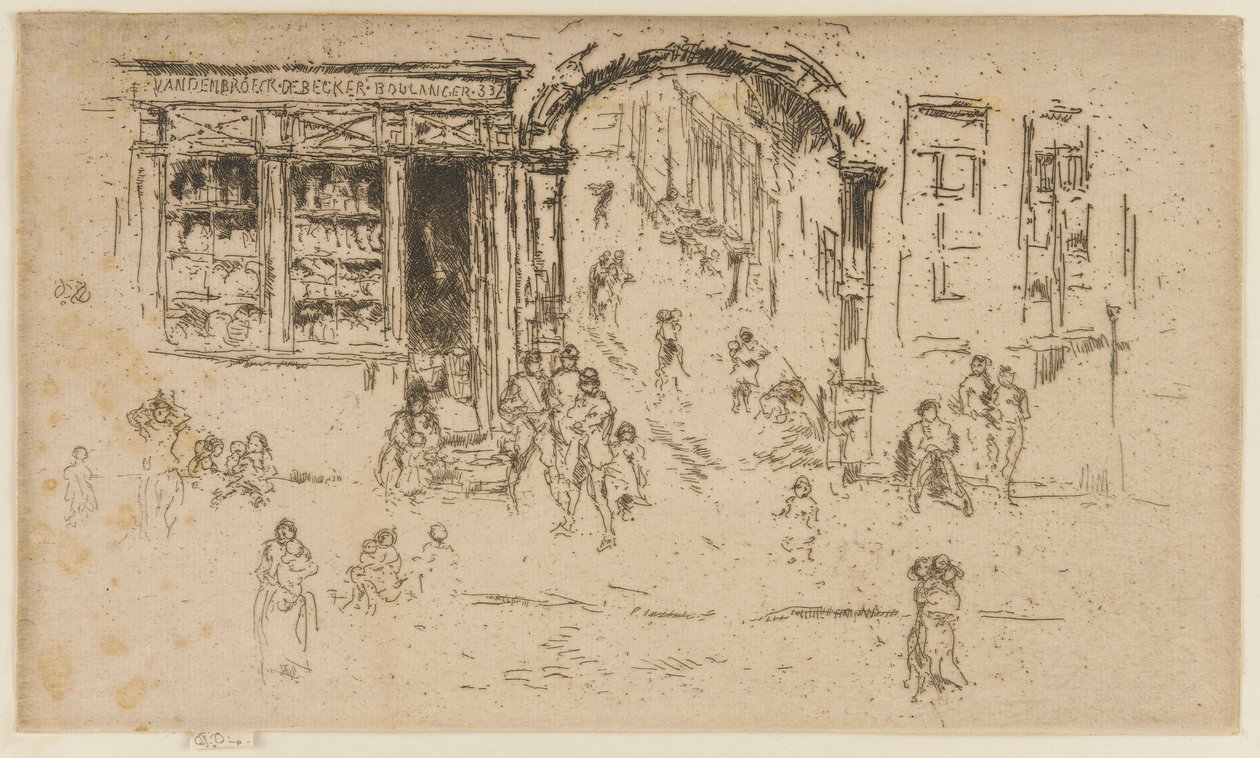 Archway, Brussel av James Abbott McNeill Whistler