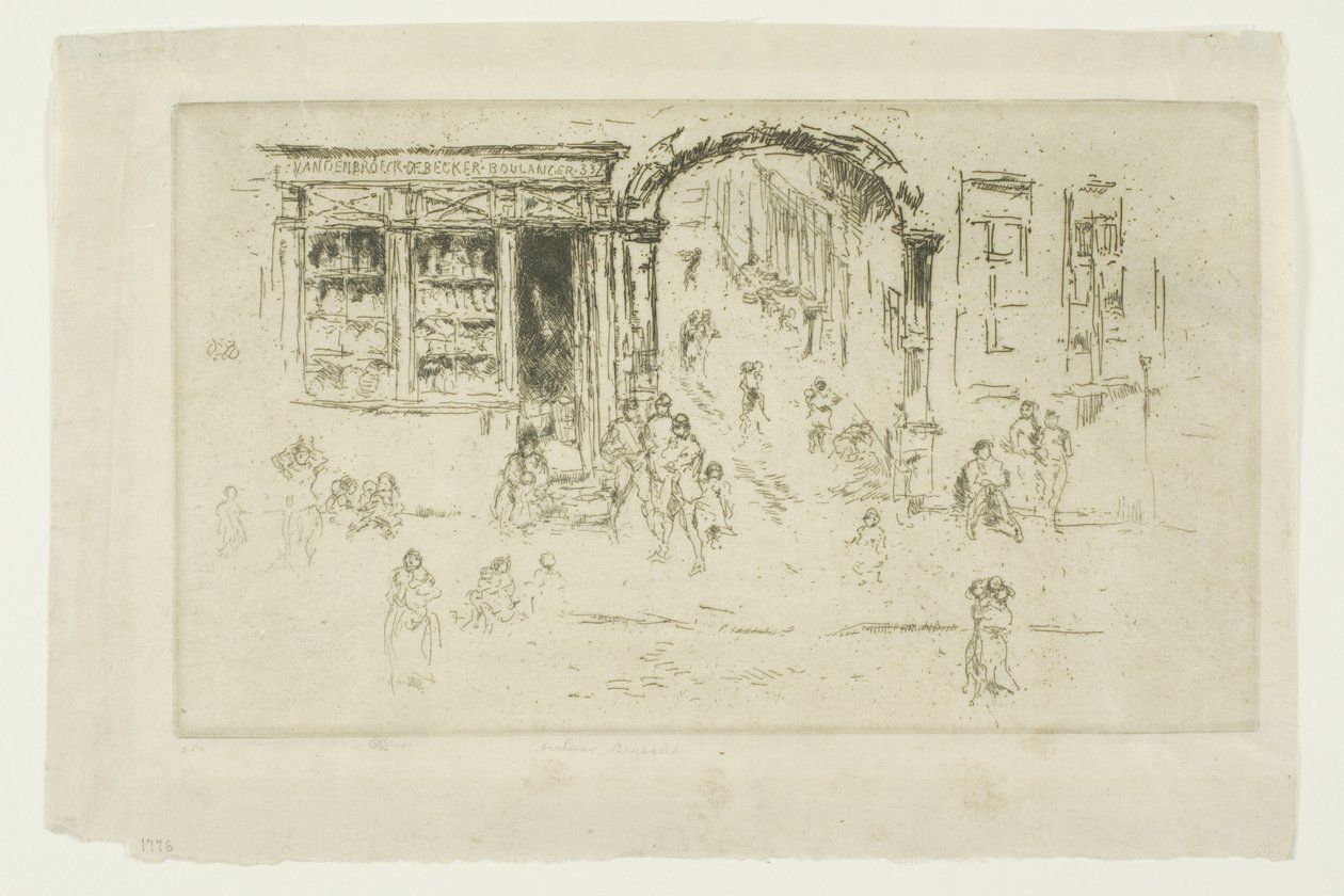 Archway, Brussel av James Abbott McNeill Whistler