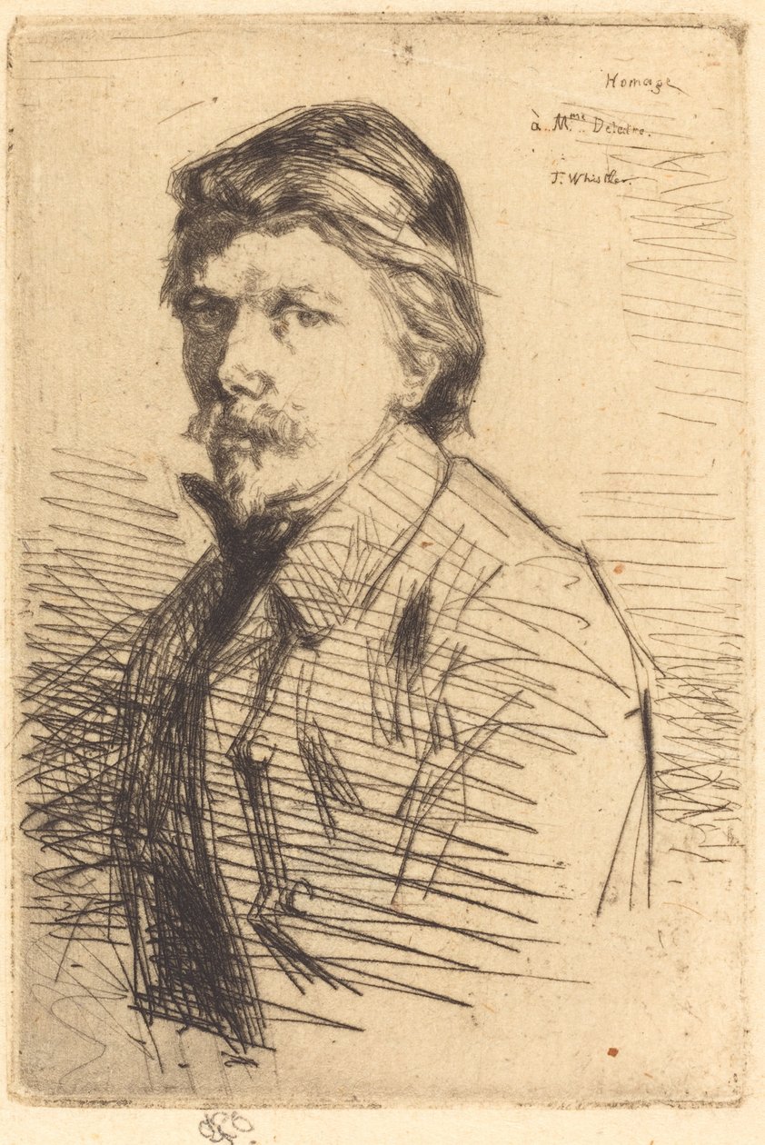 August Delatre av James Abbott McNeill Whistler