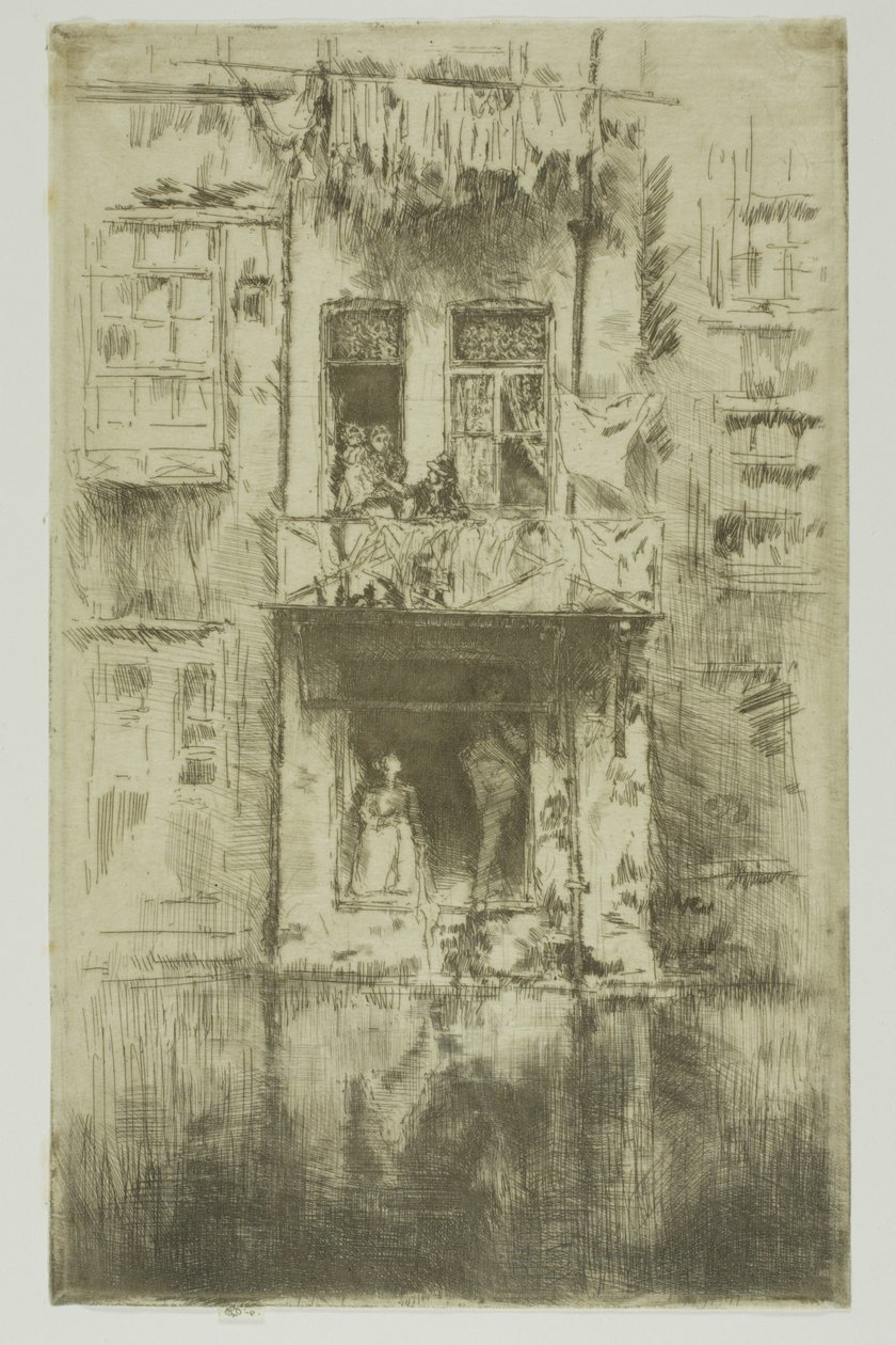 Balkong, Amsterdam av James Abbott McNeill Whistler