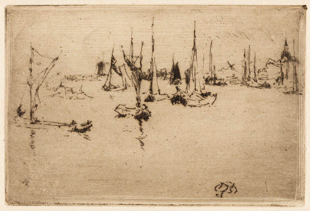 Lektere, Dordrecht av James Abbott McNeill Whistler