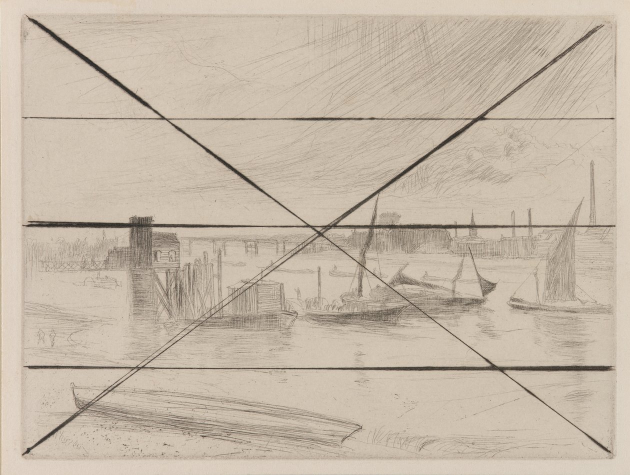 Battersea Dawn (Cadogan Pier) av James Abbott McNeill Whistler