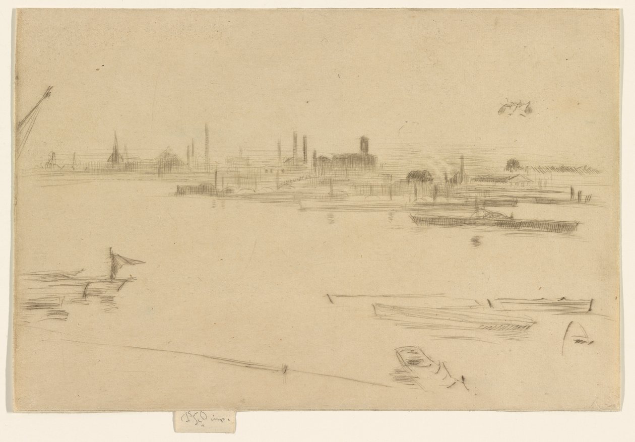 Battersea Morn av James Abbott McNeill Whistler